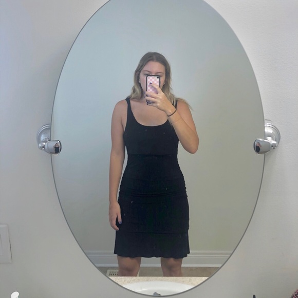 Black mini dress - Picture 3 of 5